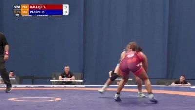 53 kg Qualif - Dominique Parrish, USA vs Thalia Peche, PER