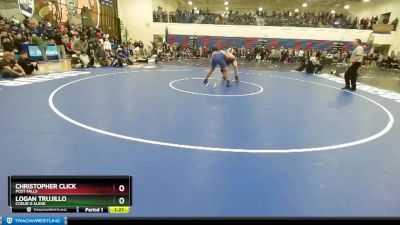 220 lbs Cons. Round 2 - Christopher Click, Post Falls vs Logan Trujillo, Coeur D Alene