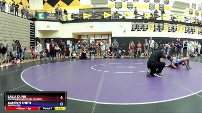 102 lbs Round 2 - Laila Dunn, Contenders Wrestling Academy vs Kamryn Smith, Unattached