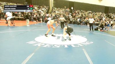 115-H lbs Round Of 32 - Aiden Sanchez, Cherry Hill West vs Holden Ward, Rocky Point HS