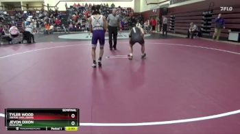 JV-13 lbs Semifinal - Tyler Wood, Vinton-Shellsburg vs Jevon Dixon, Muscatine
