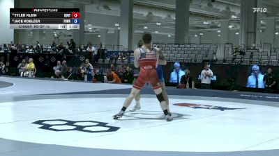 60 kg Champ. Rd Of 16 - Tyler Klein, Dubuque RTC vs Jace Koelzer, Position Wrestling