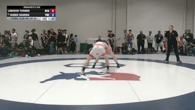 74 kg Cons. Sub-rd Of 64 - Lindson Turner, New York City RTC vs James Hansen, Team Idaho Wrestling Club