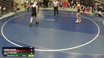 125 lbs Quarterfinal - Dylan Behling, Emery vs Kaden Dyches, Champions Wrestling Club