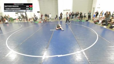 100 lbs Champ. Round 4 - Case Christensen, Utah vs Matthew Newton, Nevada