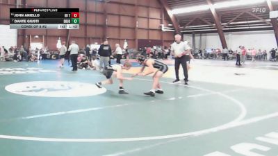 125 lbs Consi Of 8 #2 - John Aniello, Kd Trained vs Dante Giusti, Doughboy Wrestling Club