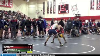 157 lbs Cons. Round 1 - Dylan Bonfield, Clackamas Community College vs Ethan Zook, Unattached