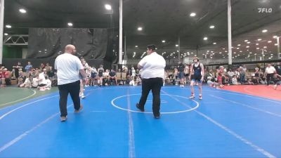 110 lbs Round 3 - Colin LaForge, Mat Assassins Black vs Haylee Struble, Keystone Krush