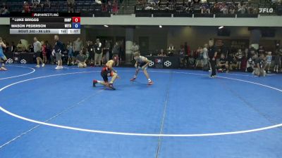 96 lbs Cons. Sub-quarters - Luke Briggs, Rampage vs Mason Pederson, Well Trained