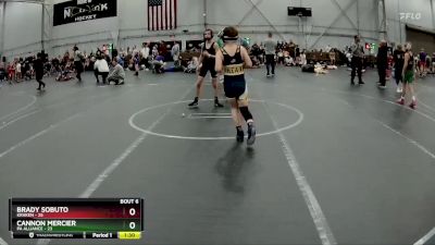 88 lbs Round 3 (4 Team) - Brady Sobuto, Kraken vs Cannon Mercier, PA Alliance