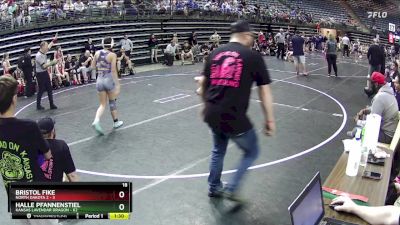 138 lbs Round 3 (6 Team) - Halle Pfannenstiel, Kansas Lavendar Dragon vs Bristol Fike, North Dakota 2