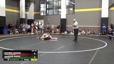 112 lbs Semifinal - Victoria Vasquez, Sisters On The Mat vs Makenzie Martin, Nebraska