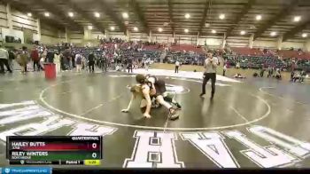 190 lbs Quarterfinal - Riley Winters, Northridge vs Hailey Butts, Juab