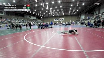 100 lbs Cons. Semi - Lillian Mcham, Randall vs Madden Talley, Harrah