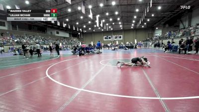 100 lbs Cons. Semi - Lillian Mcham, Randall vs Madden Talley, Harrah