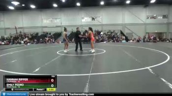 132 lbs Round 2 (8 Team) - Hannah Ripper, California vs Emily Pedro, Texas Blue