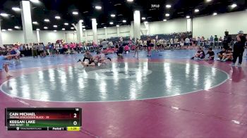 165 lbs Round 5 (6 Team) - Keegan Lake, War Ready vs Cain Michael, Indiana Smackdown Black