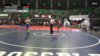 5A 138 lbs Cons. Round 3 - Caleb Holloway, Springville vs Korben Gilchrist, East Limestone