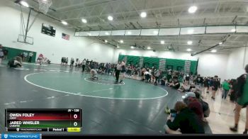 126 lbs Cons. Round 2 - Jared Whisler, Laramie vs Owen Foley, Cody