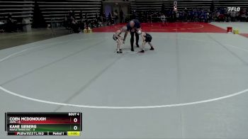 50 lbs Quarterfinals (8 Team) - Kane Sieberg, Maple River/USC vs Coen McDonough, ANML