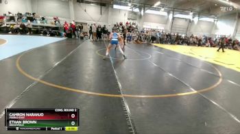 106 lbs Cons. Round 2 - Ethan Brown, Broomfield vs Camron Naranjo, Pueblo East