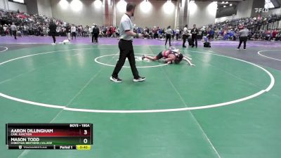 150A Cons. Semi - Aaron Dillingham, Carl Junction vs Mason Todd, Christian Brothers College