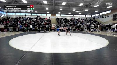 157 lbs Consolation - Julian Resto, New Britain vs Mason Budinscak, Glastonbury