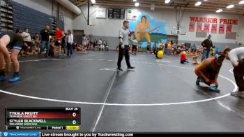 150/170 Cons. Semi - Tykala Pruitt, Team Bear Wrestling vs Styler Blackwell, Wolverine Wrestling