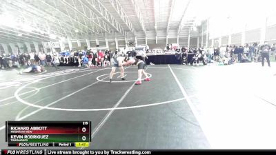 215 lbs Champ. Round 1 - Kevin Rodriguez, Timpanogos vs Richard Abbott, Mountain View