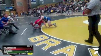 174 lbs Quarterfinal - Jack Bond, Lander vs Kyler Pickard, Belmont Abbey