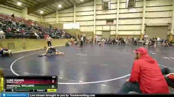 120 lbs Finals (2 Team) - Luke Mason, Spanish Fork vs Marshall Williams, Beaver