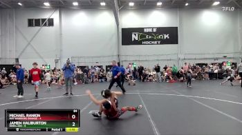 84 lbs Round 3 (4 Team) - Jamen Haliburton, Rebellion vs Michael Rankin, Mat Warriors Orange