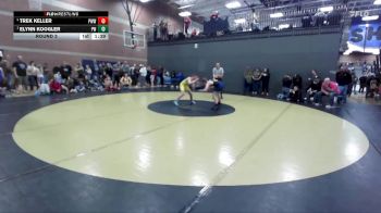 120 lbs Round 3 - Elynn Koogler, Parma Wrestling vs Trek Keller, Preston Warriors Wrestling