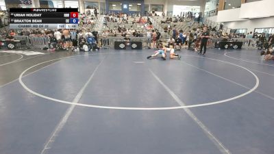 120 lbs Champ. Rd Of 32 - Uriah Holiday, ROUGH HOUSE WRESTLING vs Braxton Bean, East Idaho Elite