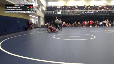 141 lbs Cons. Round 7 - Emmanuel Altorre, Lassen College vs Josiah Sandoval, Sacramento City College