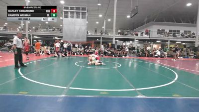 128 lbs Rr Rnd 3 - Oakley Kenamond, Mifflinburg - HSBAFC vs Kamdyn Weiman, St. Mark's - HSBAFC
