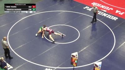 192 lbs Consi Of 32 #2 - Erik Young, West Branch vs Trenton Warner, Somerset