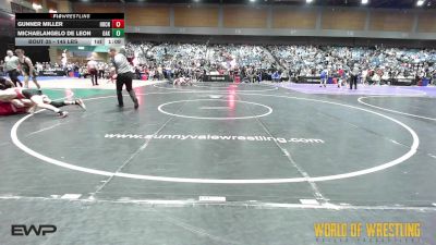 145 lbs Round Of 64 - Gunner Miller, Hurricane Wrestling vs MichaelAngelo De Leon, Oakdale