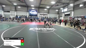 120 lbs Consi Of 8 #2 - Hunter Robinson, Thundercats WC vs Teagan Lewis, Grindhouse WC