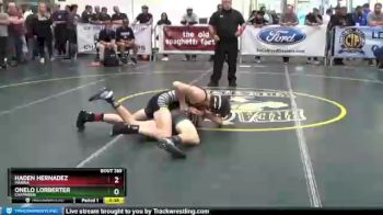 120 lbs Cons. Round 1 - Onelo Lorberter, Chaparral vs Haden Hernadez, Marina