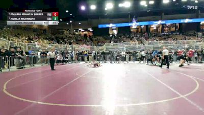 130 lbs Cons. Round 2 - Amelia McKnight, Lincoln vs Eduarda Franklin Soares, Freedom