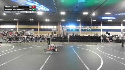 116 lbs Round Of 32 - Rebecca Dezan, Upland Hs vs Auriana Wakinekona, Grapplers HI