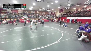 285 lbs 5th Place Match - Rider Petersen, Bonneville vs Lynden Stone, Snake River