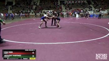 132 lbs Cons. Round 2 - Cole Reid, Foley vs Anthony Martinez, Fairhope