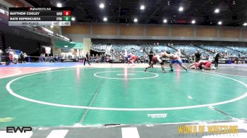 285 lbs 3rd Place - Matthew Cooley, Oakdale vs Nate Espericueta, Elite Force Wrestling Club