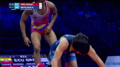 53 kg Final 3-5 - Lucia Yamileth Yepez Guzman, Ecuador vs Maria Prevolaraki, Greece
