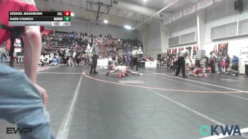 100 lbs Final - Ezekiel Mashburn, Collinsville Cardinal Youth Wrestling vs Kade Church, Skiatook Youth Wrestling