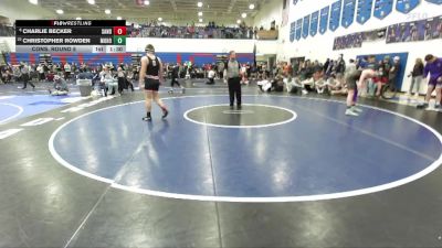175 lbs Cons. Round 5 - Christopher Rowden, Mountain Home vs Charlie Becker, Sandpoint
