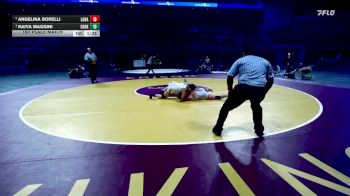 125 lbs 1st Place Match - Kaiya Maggini, Del Oro vs Angelina Borelli, Los Banos