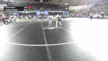 Boys 1B/2B 175 5th Place Match - Logan Smith, Goldendale vs Corban Benson, Northwest Christian (Colbert)